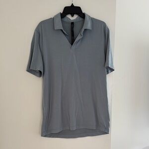 Men's bluish grey Lululemon Polo Shirt